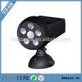 Factory price 250-Lumen Weatherproof Wireless Solar LED Bright Spotlight with Motion Security with PIR Sensor